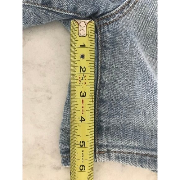 ANTHROPOLOGIE Pilcro and the Letterpress Hyphen Size 25 Mid Length Jean Shorts - Picture 9 of 10